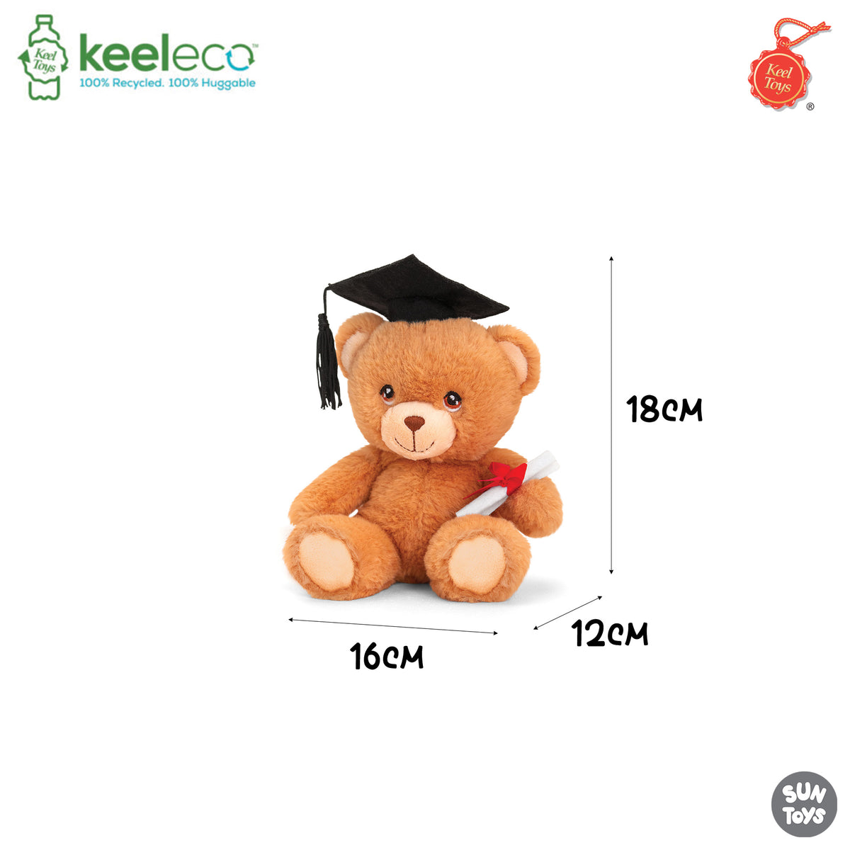 Keel Toys Keeleco Highland Cow 20cm Eco-Friendly Soft Toy - Foto 5